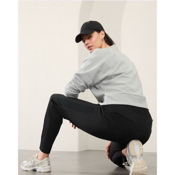 ATHLETA Brooklyn Mid Rise Ankle Pant in Black - Picture 5 of 15